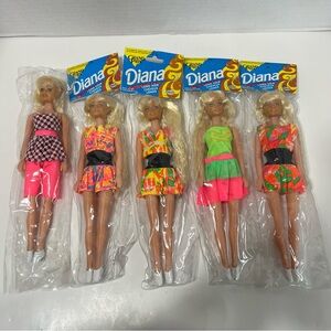 VINTAGE Grand Prix Diana Dolls NWT dead stock Barbie dolls